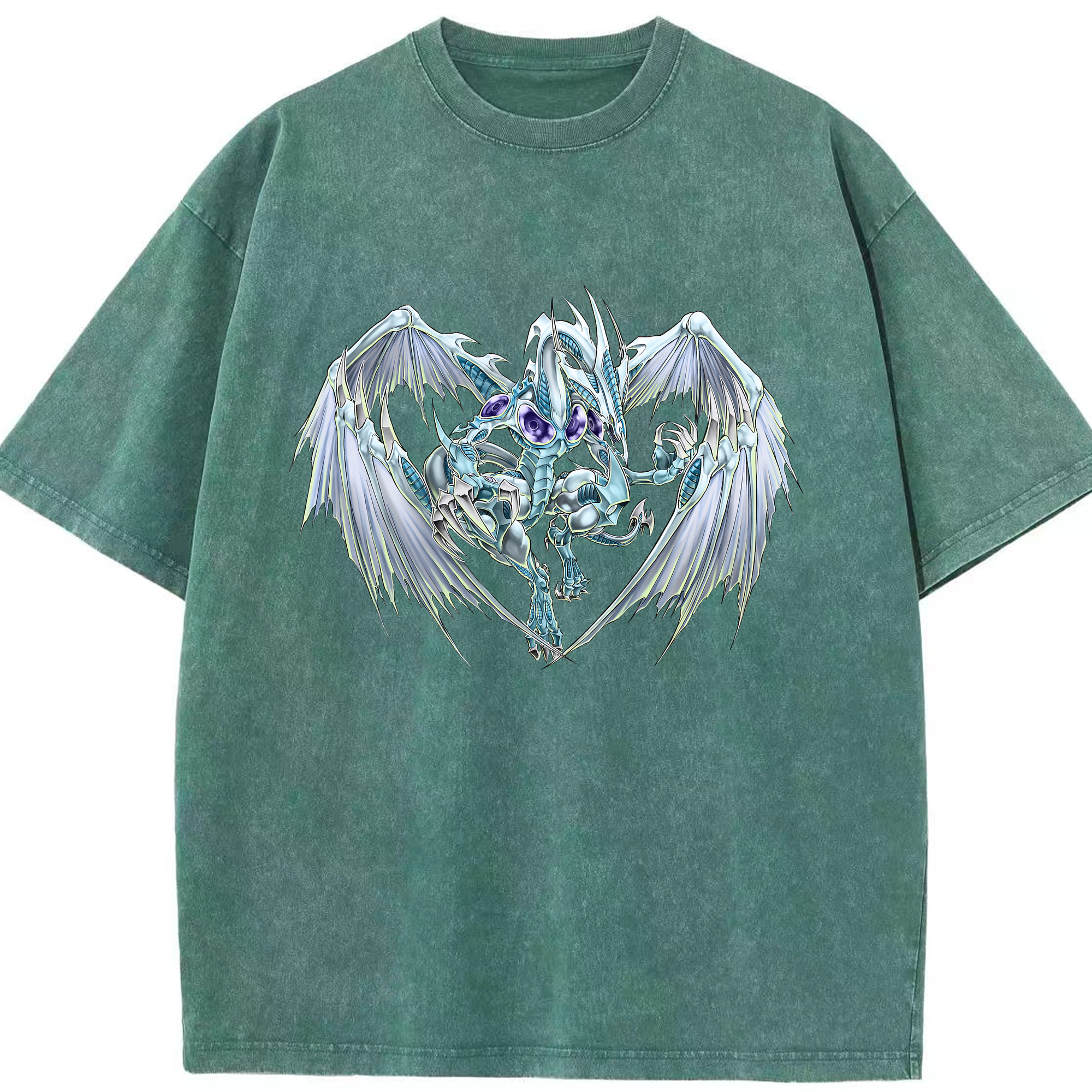 （画像用） 遊☆戯☆王 Yu-Gi-Oh! 綿100% ヴィンテージ風 半袖Tシャツ（フロントプリント）